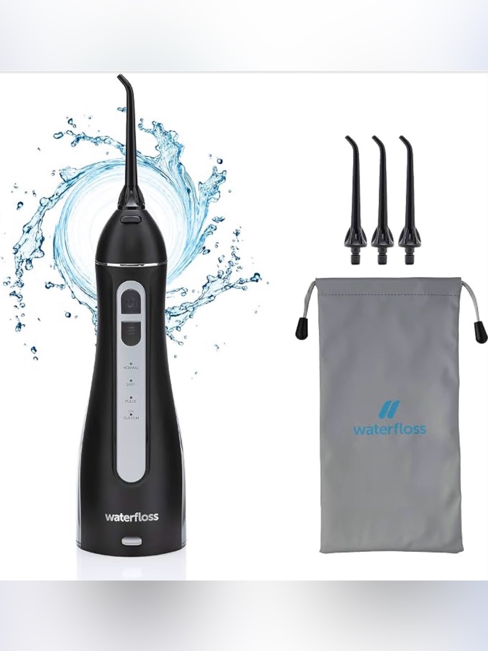 Waterpik Waterfloss Cordless Water Flosser - Black